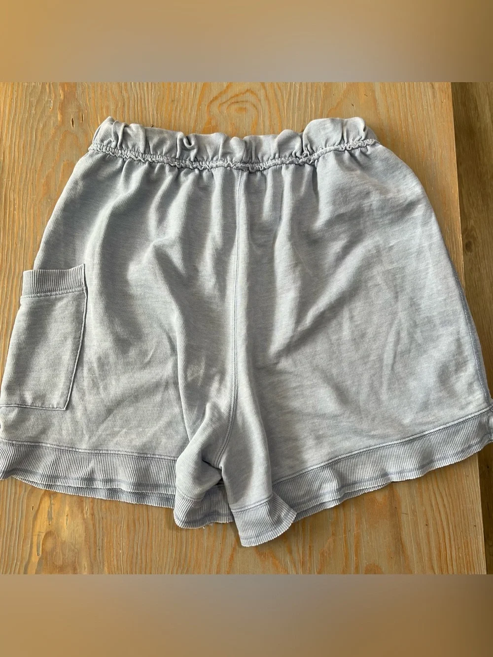Intimately Free People cozy girl shorts on light blue size small